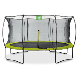 Батут Exit Silhouette з зовнішньою сіткою 427 зелений