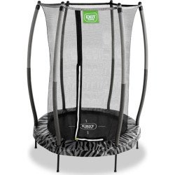 Батут EXIT Tiggy Junior з внутрішньою сіткою 140 см сірий
