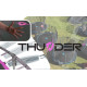 Батут THUNDER OUTSIDE PRO з зовнішньою сіткою 10 футів 305 см чорно-рожевий