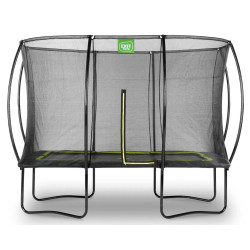 Батут EXIT Silhouette з зовнішньою сіткою 214 х 305 см чорний