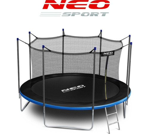 Батут Neo-Sport з внутрішньою сіткою 14 футів 435 см чорно-синій Батут Neo-Sport з внутрішньою сіткою 14 футів 435 см чорно-синій