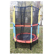 Батут Techsport TX-B7105 з зовнішньою сіткою 138 см різнокольоровий