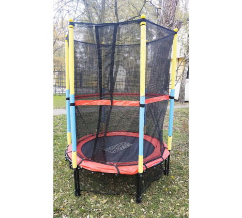 Батут Techsport TX-B7105 з зовнішньою сіткою 138 см різнокольоровий Батут Techsport TX-B7105 з зовнішньою сіткою 138 см різнокольоровий