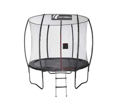 Батут CORNILLEAU SPRINGCARE 311083 з зовнішньою сіткою 244 см чорний Батут CORNILLEAU SPRINGCARE 311083 з зовнішньою сіткою 244 см чорний