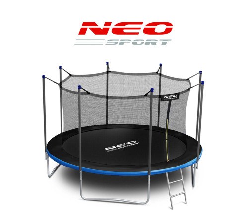 Батут Neo-Sport з внутрішньою сіткою 14 футів 435 см чорно-синій Батут Neo-Sport з внутрішньою сіткою 14 футів 435 см чорно-синій