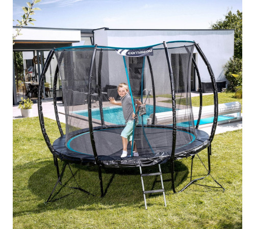 Батут CORNILLEAU 312141 з внутрішньою сіткою 425 см чорний Батут CORNILLEAU 312141 з внутрішньою сіткою 425 см чорний