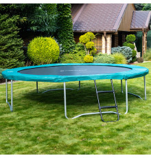 Батут inSPORTline Green без сітки 457 см зелений