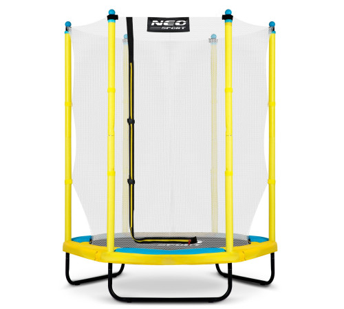 Батут Neo-Sport з внутрішньою сіткою 4,5 футів 140 см жовтий Батут Neo-Sport з внутрішньою сіткою 4,5 футів 140 см жовтий