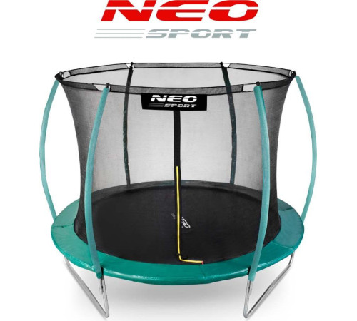 Батут Neo-Sport з внутрішньою сіткою 8,5 футів 252 см зелений Батут Neo-Sport з внутрішньою сіткою 8,5 футів 252 см зелений