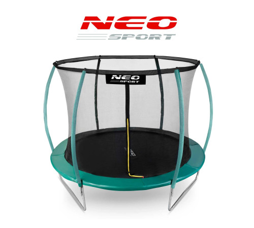 Батут Neo-Sport з внутрішньою сіткою 8,5 футів 252 см зелений Батут Neo-Sport з внутрішньою сіткою 8,5 футів 252 см зелений