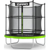 Батут Zipro Jump Pro з внутрішньою сіткою 6 футів 183 см чорно-зелений