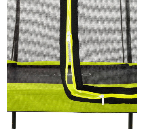 Батут з захисною сіткою EXIT Silhouette 305 см, зелений