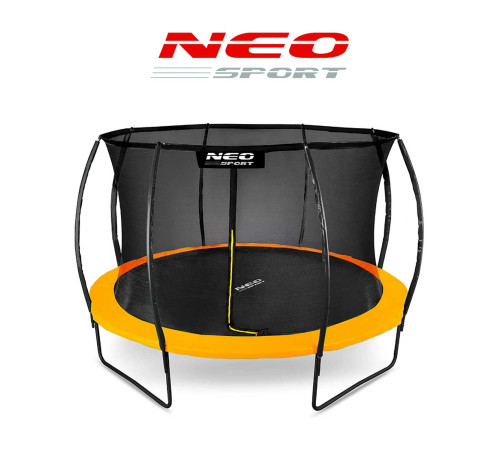 Батут Neo-Sport з внутрішньою сіткою 12 футів 374 см чорно-помаранчевий Батут Neo-Sport з внутрішньою сіткою 12 футів 374 см чорно-помаранчевий