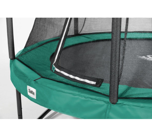 Батут Salta Comfort Edition з зовнішньою сіткою 183 см зелений