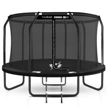 Батут THUNDER INSIDE ELITE з внутрішньою сіткою 14 футів 427 см чорний