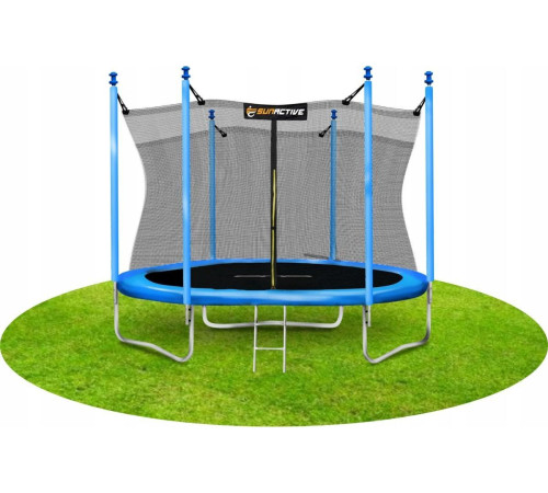 Батут SunActive TR 12FT-2 з внутрішньою сіткою 12 футів 374 см блакитний Батут SunActive TR 12FT-2 з внутрішньою сіткою 12 футів 374 см блакитний