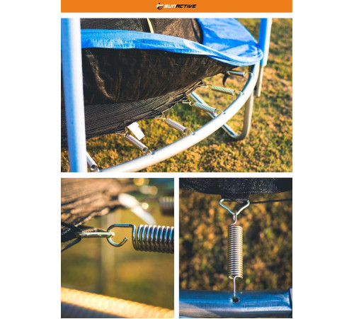 Батут SunActive TR 12FT-2 з внутрішньою сіткою 12 футів 374 см блакитний Батут SunActive TR 12FT-2 з внутрішньою сіткою 12 футів 374 см блакитний