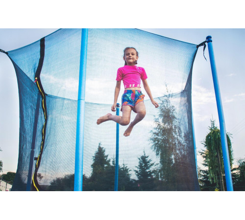 Батут SunActive TR 10FT-2 з внутрішньою сіткою 10 футів 312 см блакитний
