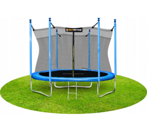 Батут SunActive TR 10FT-2 з внутрішньою сіткою 10 футів 312 см блакитний