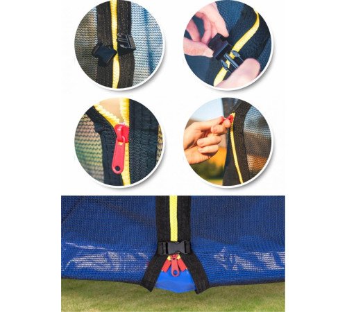 Батут SunActive TR 10FT-2 з внутрішньою сіткою 10 футів 312 см блакитний