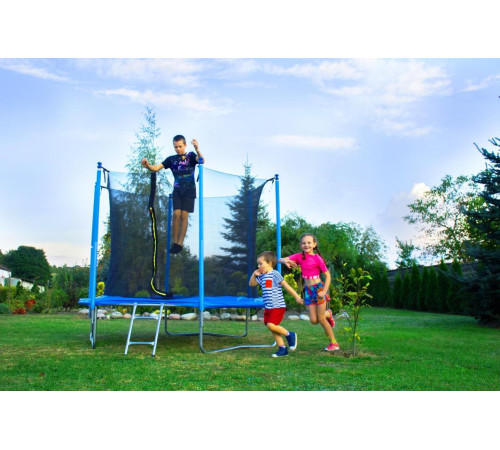 Батут SunActive TR 10FT-2 з внутрішньою сіткою 10 футів 312 см блакитний