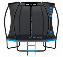 Батут THUNDER INSIDE ULTRA з внутрішньою сіткою 10 футів 305 см чорно-блакитний
