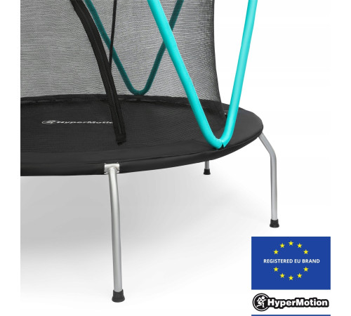 Батут Jumi Hyper Motion HYP 66 IN GR з внутрішньою сіткою 5,5 футів 167 см бірюзовий Батут Jumi Hyper Motion HYP 66 IN GR з внутрішньою сіткою 5,5 футів 167 см бірюзовий