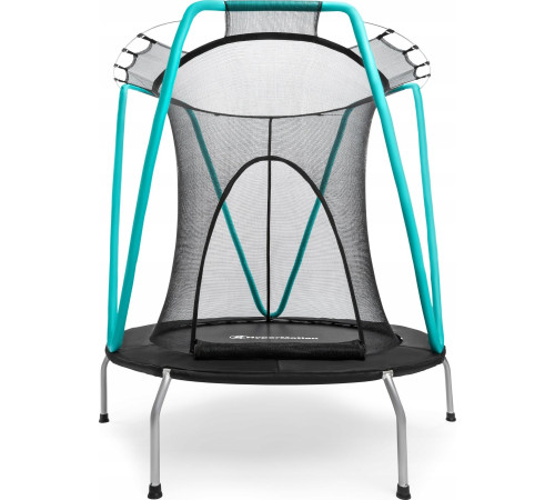 Батут Jumi Hyper Motion HYP 54 IN GR з внутрішньою сіткою 4,5 футів 137 см бірюзовий