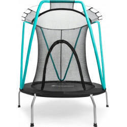 Батут Jumi Hyper Motion HYP 54 IN GR з внутрішньою сіткою 4,5 футів 137 см бірюзовий