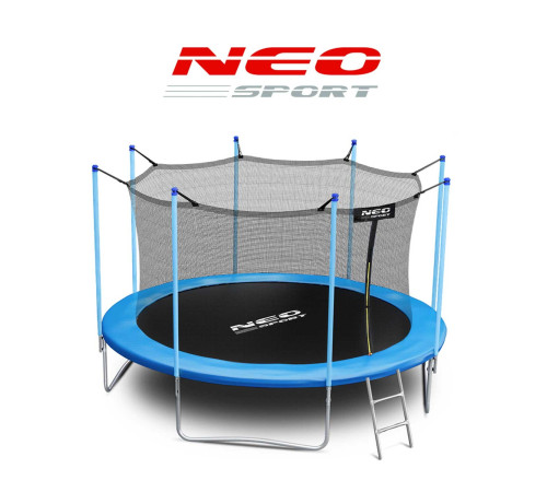 Батут Neo-Sport з внутрішньою сіткою 12 футів 374 см блакитний Батут Neo-Sport з внутрішньою сіткою 12 футів 374 см блакитний