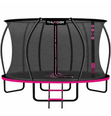 Батут THUNDER INSIDE ULTRA з внутрішньою сіткою 14 футів 427 см чорно-рожевий