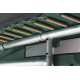 Батут Salta Premium Ground без сітки 214 x 153 см зелений