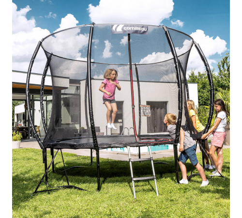 Батут Cornilleau Springcare з зовнішньою сіткою 366 см чорний Батут Cornilleau Springcare з зовнішньою сіткою 366 см чорний