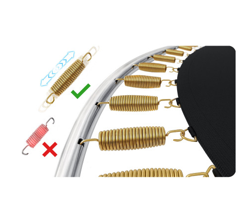 Батут Neo-Sport NS-13Z241 з зовнішньою сіткою 13 футів 404 см, чорно-червоний