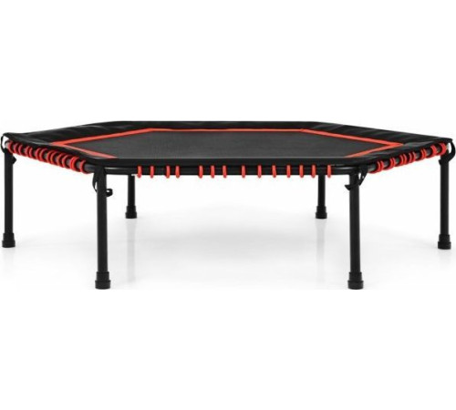 Батут для фітнесу Costway SP37396RE 4 фути 126 см чорно-червоний