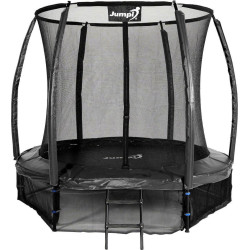 Батут Jumpi Maxy Comfort Plus з внутрішньою сіткою 8,5 футів 252 см чорний