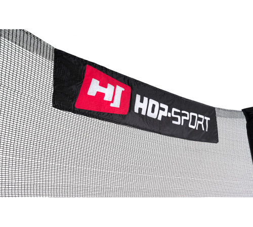 Батут Hop-Sport з зовнішньою сіткою 14 футів 427 см чорний Батут Hop-Sport з зовнішньою сіткою 14 футів 427 см чорний