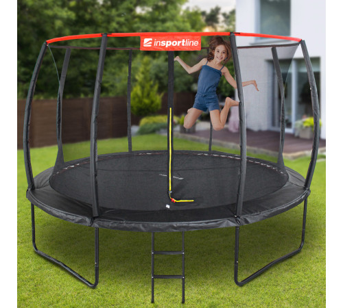 Пружинний чохол для батута inSPORTline Flea 430 cm - чорний Пружинний чохол для батута inSPORTline Flea 430 cm - чорний