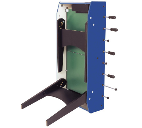 Настільний футбол Garlando F-20, 140 х 110 х 88 см - чорно-синій