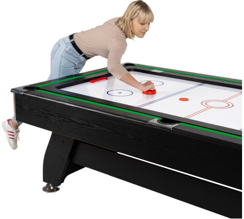 Стіл для більярду, пінболу та пінг-понгу 3в1 Thunder 9FT - чорний