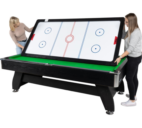 Стіл для більярду, пінболу та пінг-понгу 3в1 Thunder 9FT - чорний