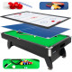 Стіл для більярду, пінболу та пінг-понгу 3в1 Thunder 9FT - чорний
