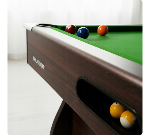 Більярдний стіл THUNDER BOLD-BROWN 9FT, 274 х 142 х 81 см