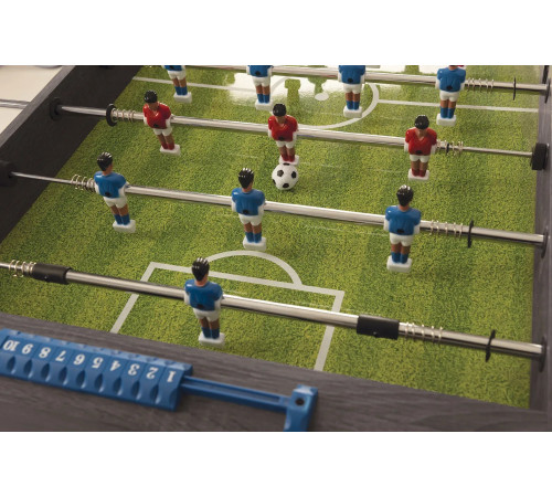 Настільний футбол Garlando F-2 Grey Oak, 121 х 95,5-98,5 х 79-81 см
