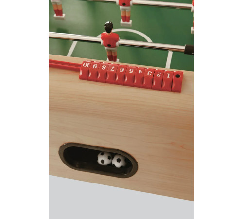 Настільний футбол Garlando F-3 Foldy Maplewood, 137 х 95 х 81 см, бежево-чорний