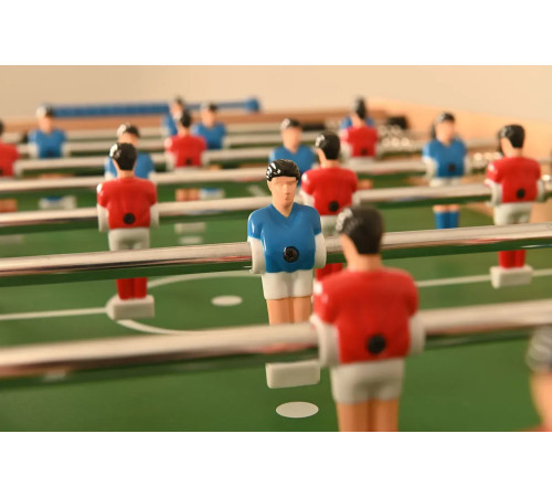 Настільний футбол Garlando F-3 Foldy Maplewood, 137 х 95 х 81 см, бежево-чорний