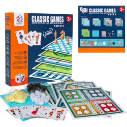 Набір настільних ігор Mega для дітей та дорослих 16в1