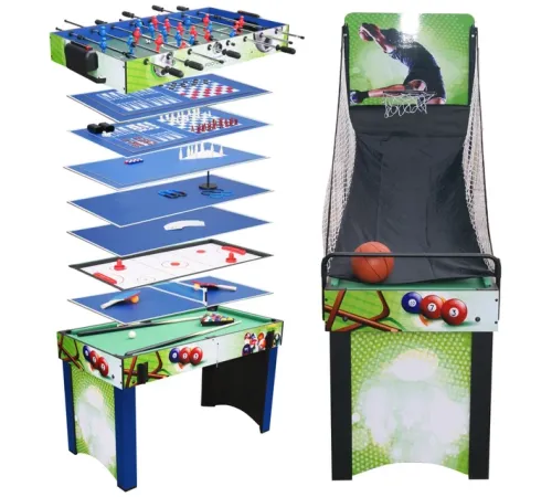 Ігровий стіл 13в1 WORKER Supertable II, 113 х 62 х 81 см