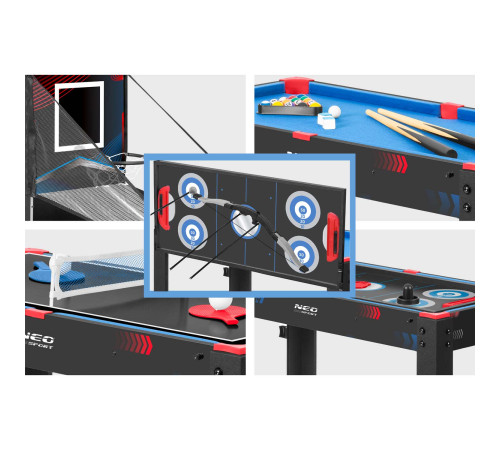 Ігровий стіл 5в1 Neo-Sport NS-810, 92 x 46 x 73 см