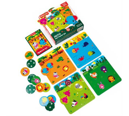 Настільна гра Fisher Price "Лото Звірята" VT2910-01 Настільна гра Fisher Price "Лото Звірята" VT2910-01